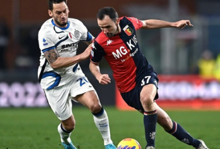 انتر ميلان ضد جنوى .. انتر ميلان يسقط في فخ التعادل